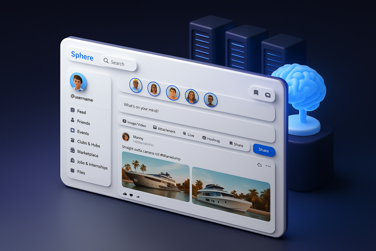 Sphere – AI-Powered Student Community Platform